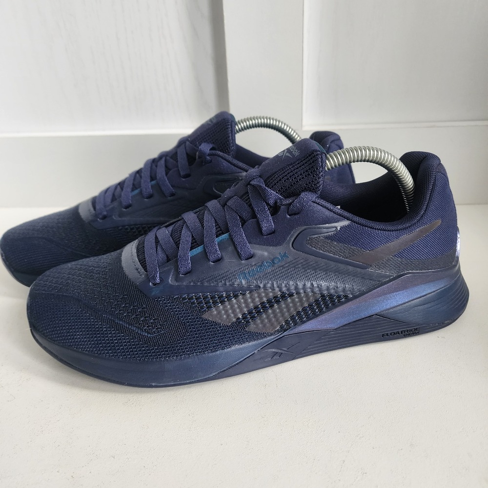 *Reebok Nano X4 Unisex Training Shoes Navy Blue Mens 9 Womens 10.5 100074681